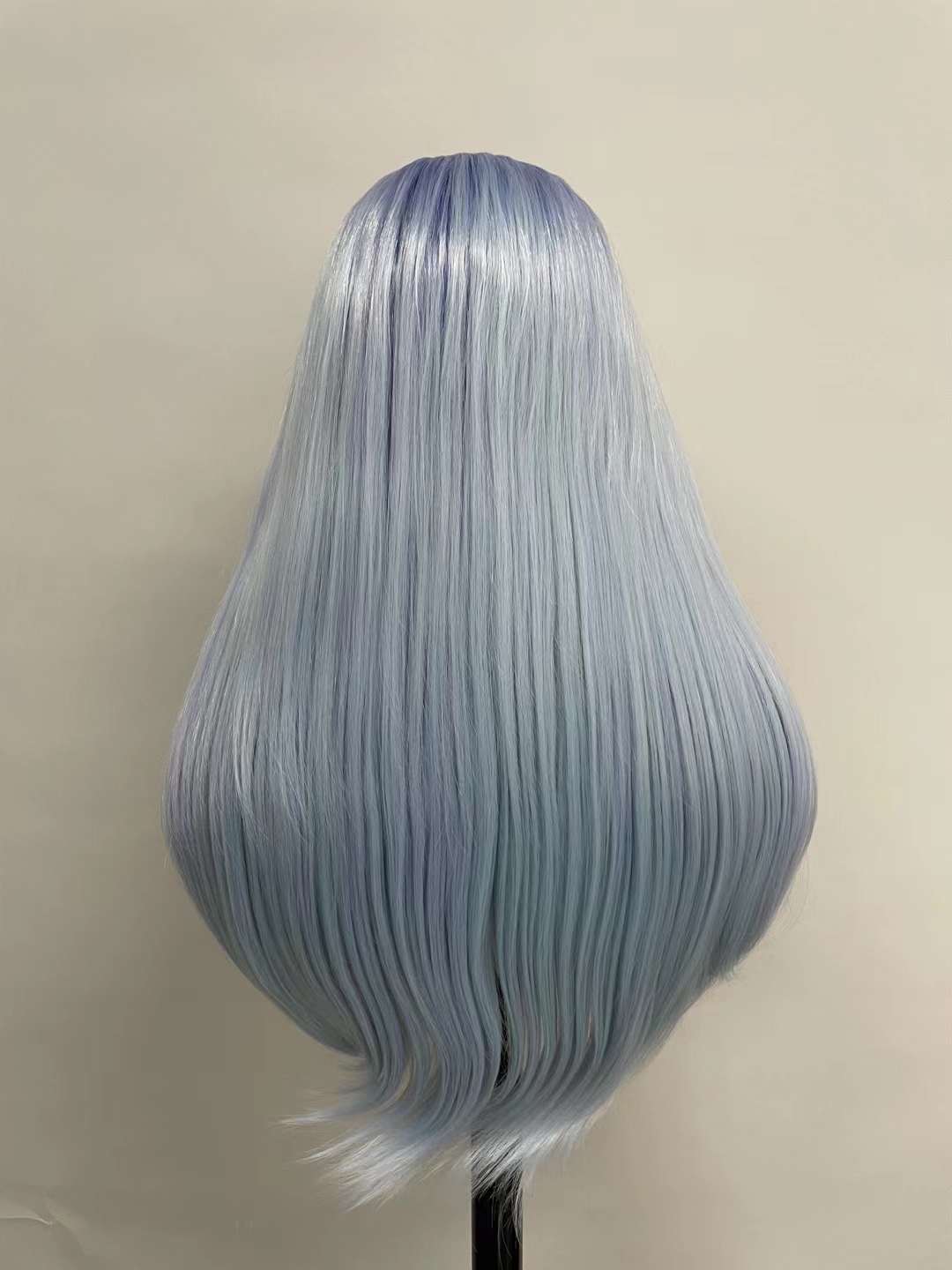 Gorgeous Special Blue Long Straight Lace Wig