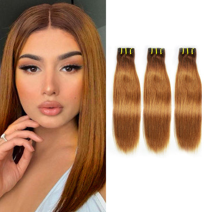 4/30 # cheveux raides Fumi 3 faisceaux de cheveux tisse