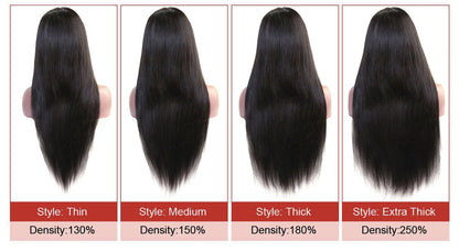 High Light Piano Fumi Human Hair Hook Straight Wig