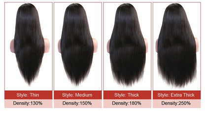 Future 4x4 Lace kinky Straight Wigs Remy Human Hair