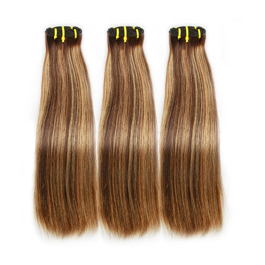 4/27 # cheveux raides Fumi 3 faisceaux de cheveux tisse