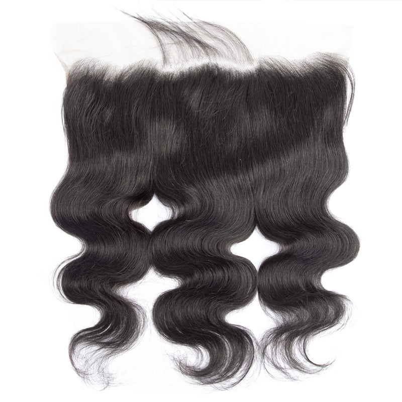 Body Wave 100% Cheveux Humains 13x4 Lace Frontal Noir Naturel