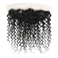 Paquets profonds 3 de cheveux de Remy de vague avec le noir naturel frontal de la dentelle 13x4