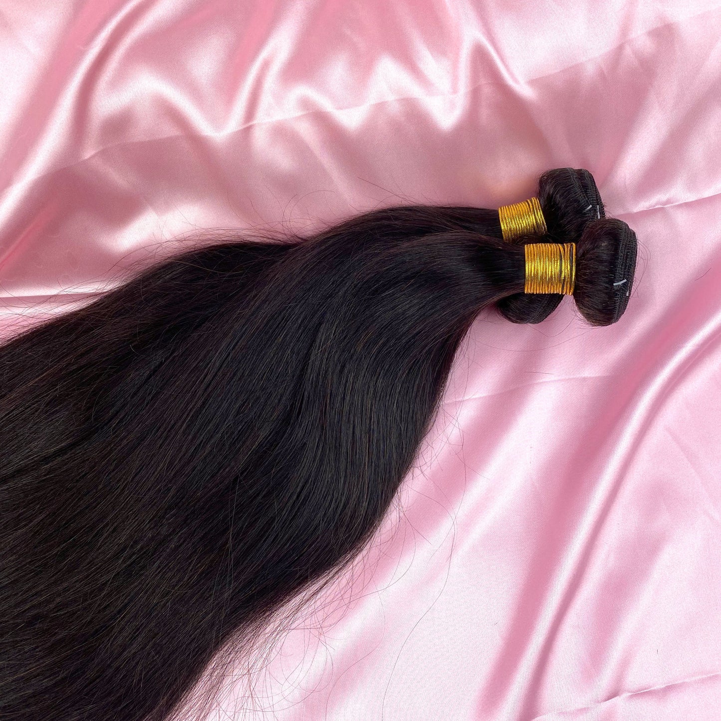Cheveux Raides 100% Humains 3 Faisceaux Noir Naturel