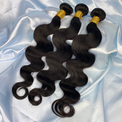 Body Wave 100% Cheveux Humains 3 Faisceaux Noir Naturel