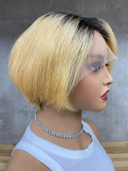 Perruques de Cheveux Humains de Haute Qualité à Partie en T Frontale Remy