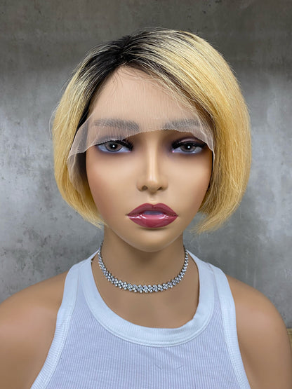Perruques de Cheveux Humains de Haute Qualité à Partie en T Frontale Remy