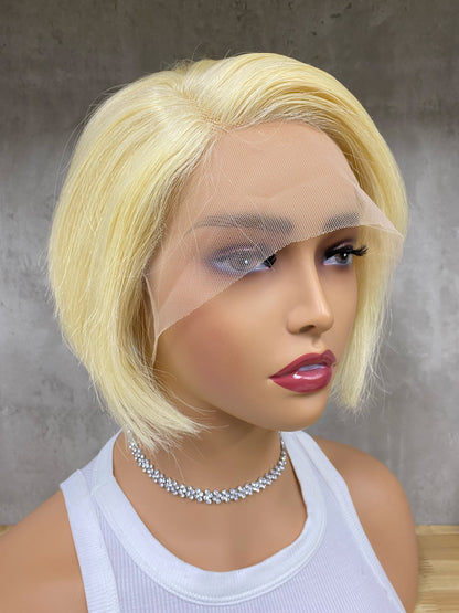 Perruques de Cheveux Humains de Haute Qualité à Partie en T Frontale Remy