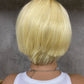 High Quality T-Part Frontal Remy Human Hair Pixie Cut Wigs