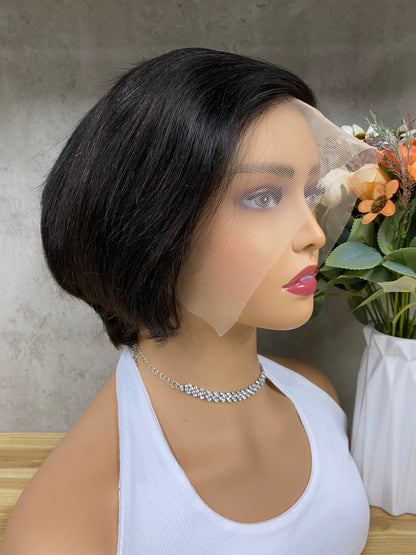Perruques de Cheveux Humains de Haute Qualité à Partie en T Frontale Remy