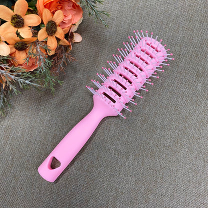Évider brosse à cheveux cuir chevelu Massage peignes coiffure démêlant séchage rapide outil de démêlage humide sec cheveux bouclés