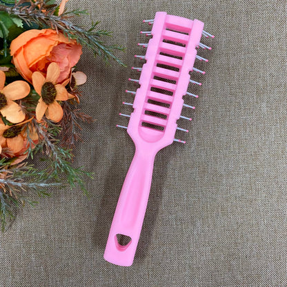 Évider brosse à cheveux cuir chevelu Massage peignes coiffure démêlant séchage rapide outil de démêlage humide sec cheveux bouclés