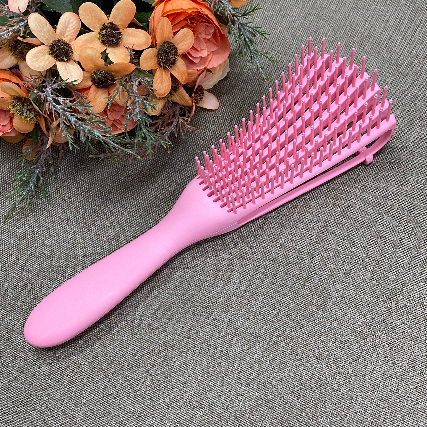 Detangling Hair Brush Pink Black Massage Wet Hair Comb Octopus Hair Brush Comb Detangling Brush Kinky Wavy for Thick Curly Hair