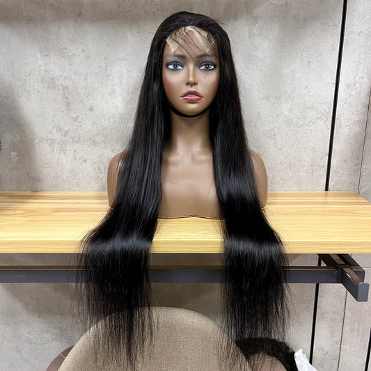 Nuture 4x4 Lace Grade Cheveux Humains Raides Perruques Cheveux Longs