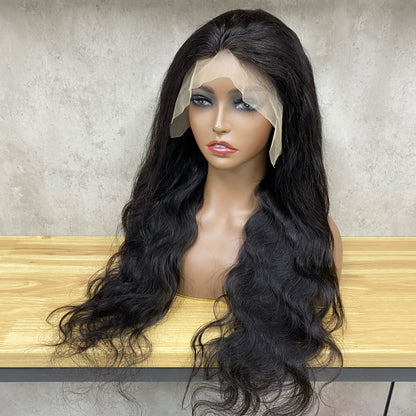 Perruque frontale en dentelle de couleur naturelle Body Wave 13x4