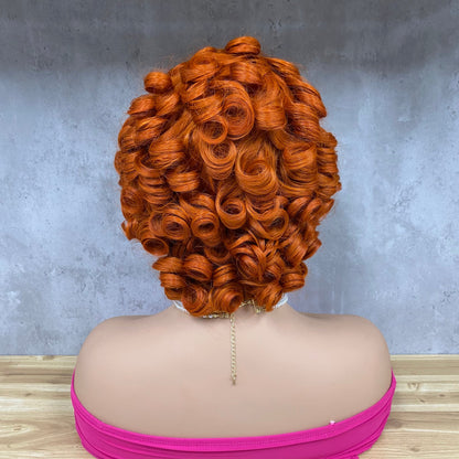 Perruque Spéciale Bouclée Remy Hair Bob