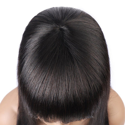 Guaranteehair Perruque de cheveux humains à franges droites Bob GHMBOB01