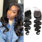 Body Wave Remy Human Hair 4x4 Lace Closure Natural Black