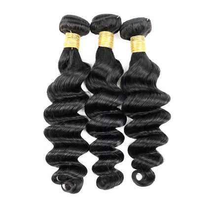 Guaranteehair Loose Deep Weave Brazilian Virgin Human Hair Bundles GHA8LD01