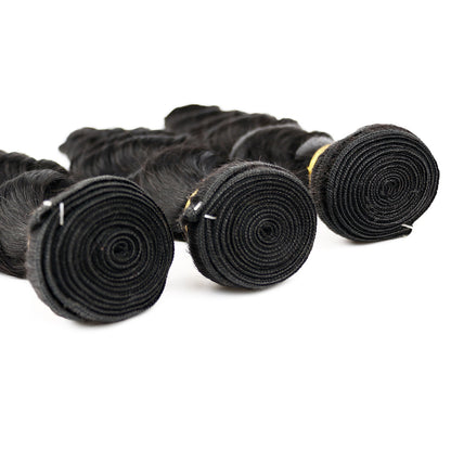 Guaranteehair Loose Deep Weave Brazilian Virgin Human Hair Bundles GHA8LD01