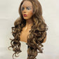 BLONDE Water Wave GLUELESS SIMPLE LACE WIG