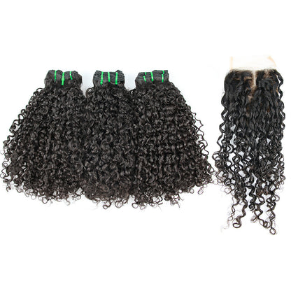 1b # Pissy One Fumi Hair 3 faisceaux avec fermeture à lacet 4x4