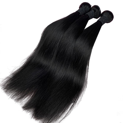 Bundles de cheveux humains droits remy non transformés Guaranteehair GHA9ST01