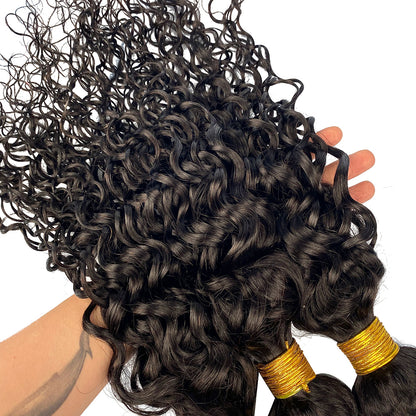 Guaranteehair Vague d'eau Double Trame Brésilienne Vierge Bundles de Cheveux Humains GHA8WW01